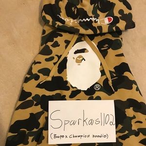Bape x Champion Hoodie